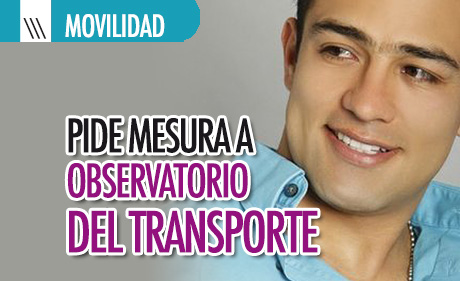 CONFIANZA, OBSTÁCULO PARA EL PREPAGO EN EL TRANSPORTE: JONADAB MARTÍNEZ