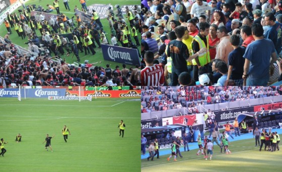 ASÍ LO VIO EL PÚBLICO DESDE LAS TRIBUNAS DEL JALISCO