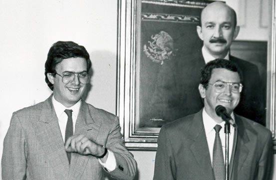 Marcelo Ebrard y Manuel Camacho Solis