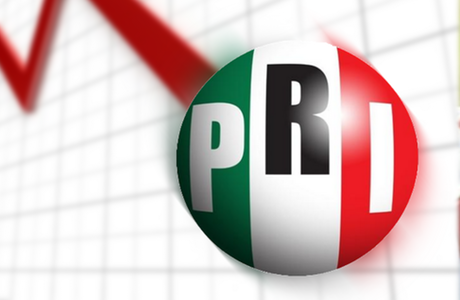 EL PRI CAERÁ AL TERCER LUGAR EN EL 2018