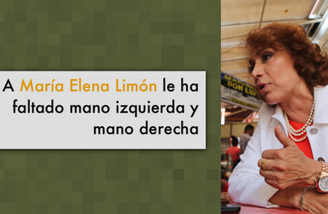 A María Elena Limón le ha faltado mano izquierda y mano derecha