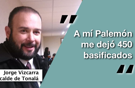 Denuncia Jorge Vizcarra: «A mí Palemón me dejó 450 basificados»
