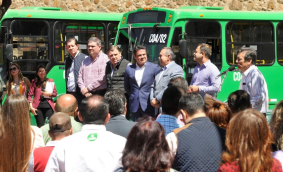 Modernización del transporte: Arranca gobernador modelo ruta-empresa en Tepatitlán; son 50 unidades y 6 rutas