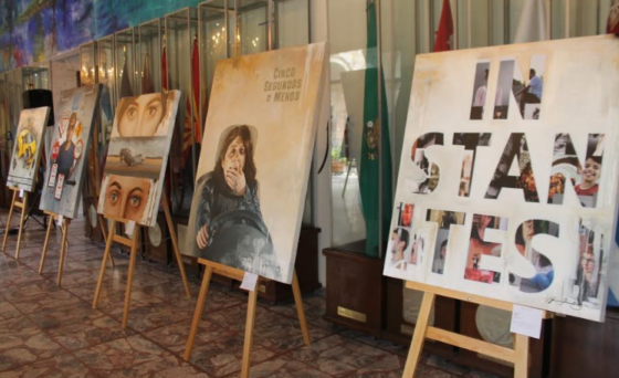 Mensaje de Alma Chávez Guth con motivo de la exposición de pintura “Una vida, un instante”